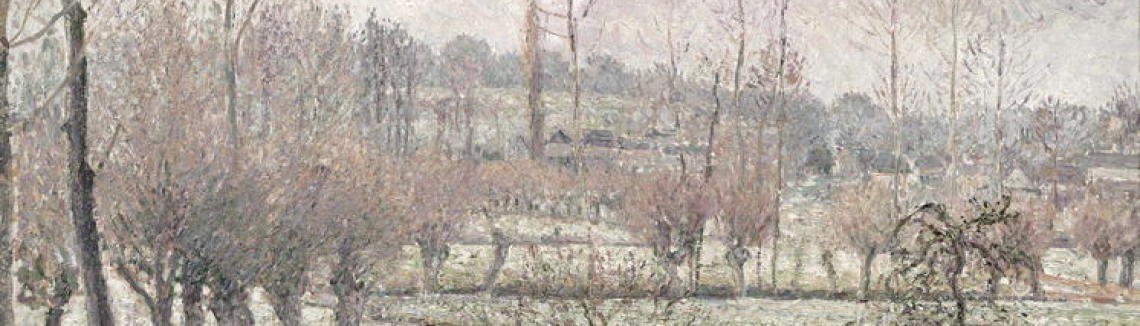 Camille Pissarro - Snow Effect at Eragny, 1894