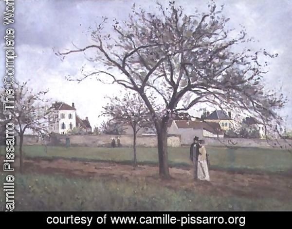 Camille Pissarro - Pere Gallien's House at Pontoise, 1866