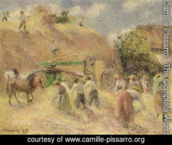 Camille Pissarro - The Harvest, 1883