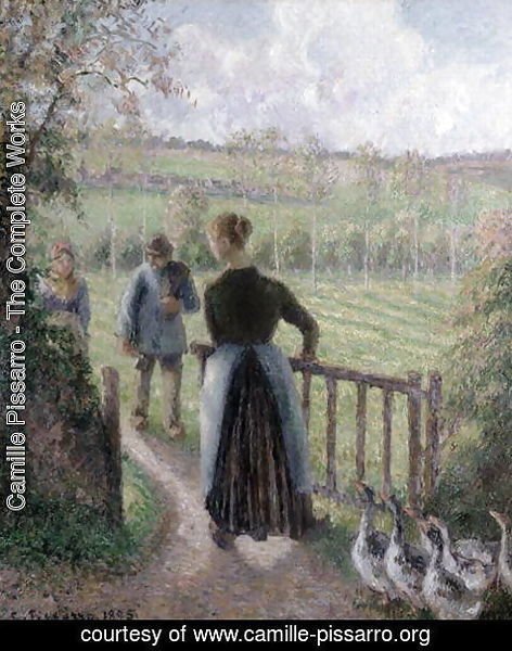 Camille Pissarro - The Woman with the Geese, 1895