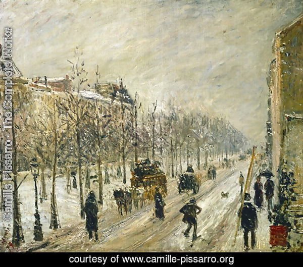 The Boulevards under Snow, 1879