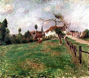Camille Pissarro - The Village of Eragny