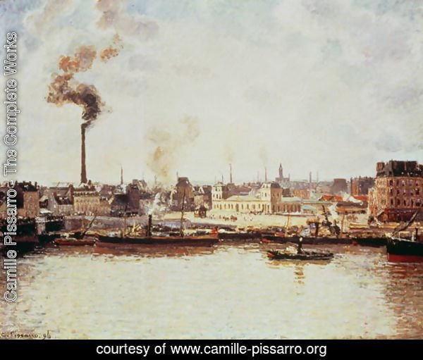 Saint-Sever Quay at Rouen, 1896