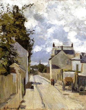 Camille Pissarro - Rue de l'Ermitage, Pontoise, 1874