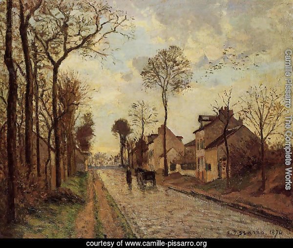 The Louveciennes Road, 1870
