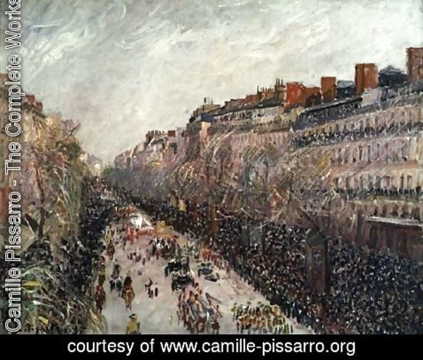 Camille Pissarro - Mardi Gras on the Boulevards, 1897