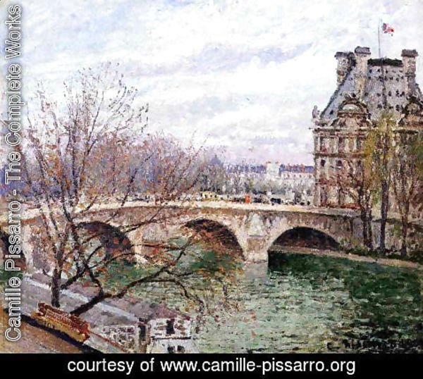Camille Pissarro - The Pont-Royal and the Pavillon de Flore, 1903