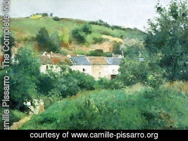 Camille Pissarro - The Path in the Village, 1875