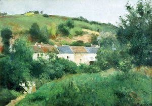 Camille Pissarro - The Path in the Village, 1875