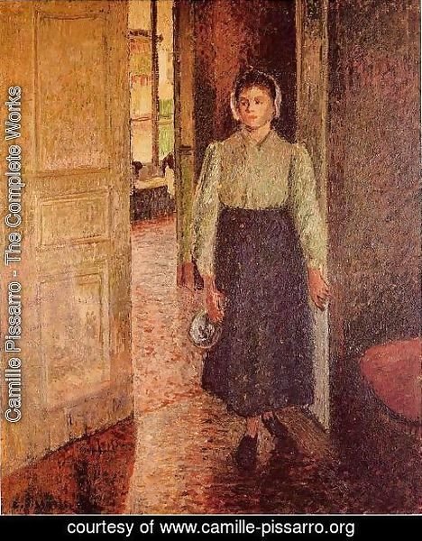 Camille Pissarro - A Young Maid