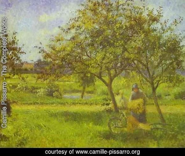 The Wheelbarrow, Orchard, c.1881
