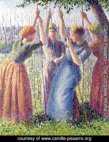 Women Planting Peasticks, 1891