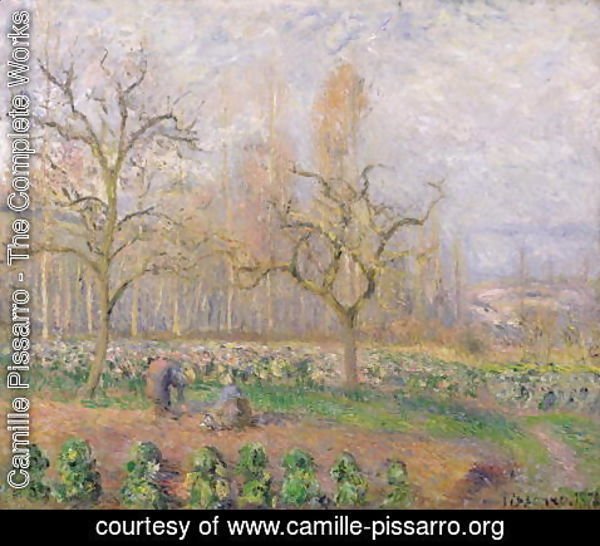 Camille Pissarro - Orchard at Pontoise, 1878