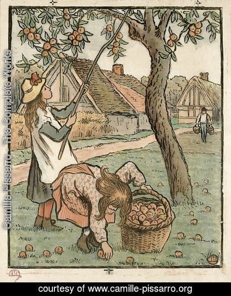 Gathering Apples, from 'Travaux des Champs',  1893