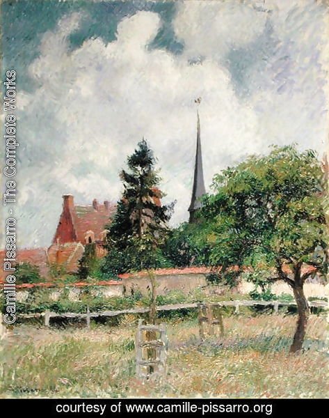 The Church at Eragny, 1884