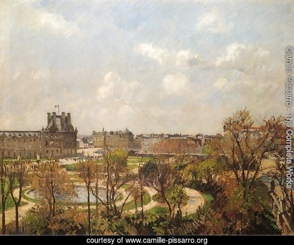 The Garden of the Tuileries, Morning, Spring, 1900