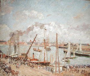 Camille Pissarro - The Port of Le Havre, Afternoon, Sun, 1903