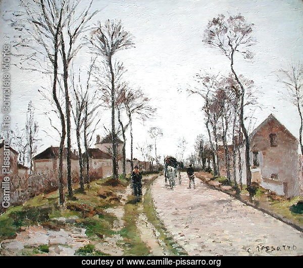 The Road to Saint Cyr at Louveciennes, c.1870