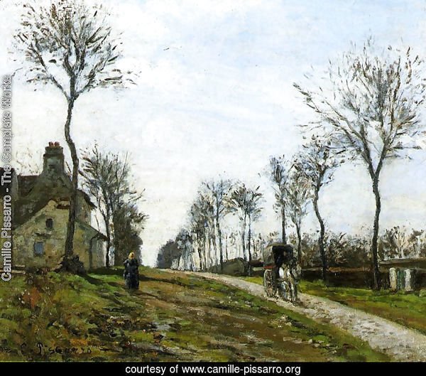 Road in Louveciennes, 1870