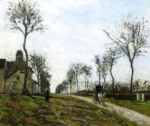 Road in Louveciennes, 1870