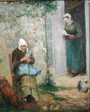 Camille Pissarro - Charity, 1876