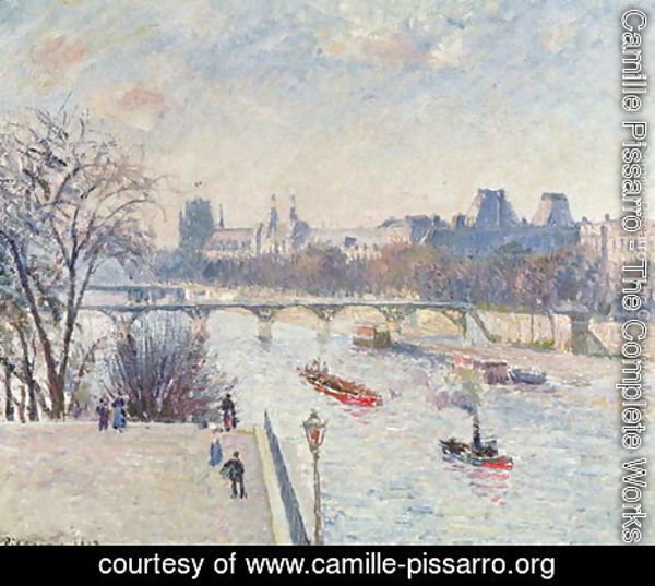 Camille Pissarro - The Louvre, 1902