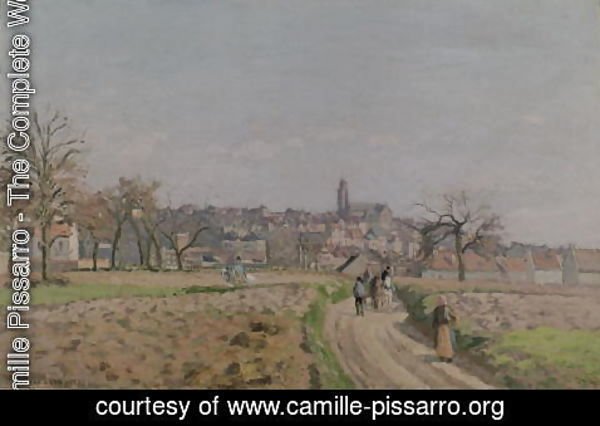 Camille Pissarro - View of Pontoise, 1873 (2)