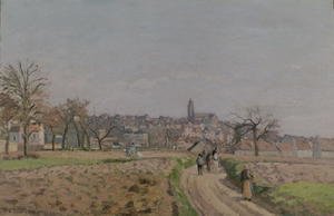 Camille Pissarro - View of Pontoise, 1873 (2)