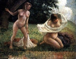 Camille Pissarro - The Bathers
