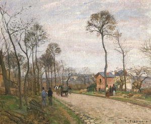 The Road from Louveciennes, 1870