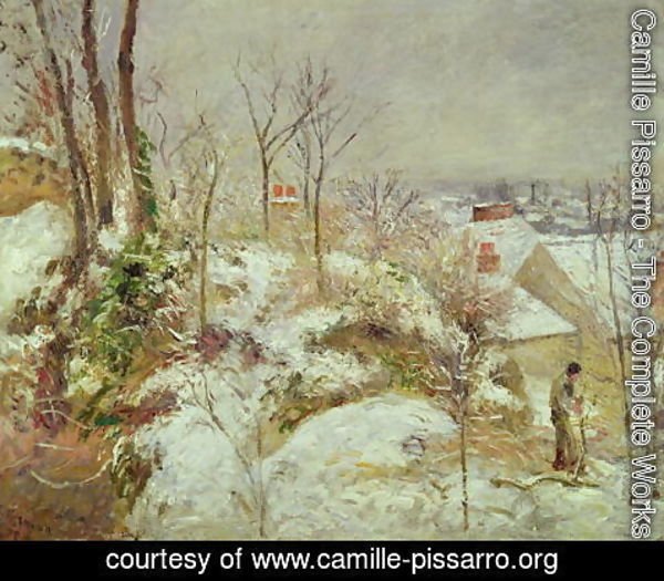 Camille Pissarro - Snow Scene