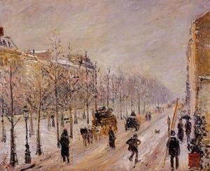 Camille Pissarro - The Outer Boulevards, Snow Effect