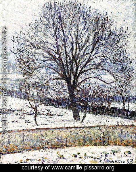 Camille Pissarro - The Thaw, Eragny