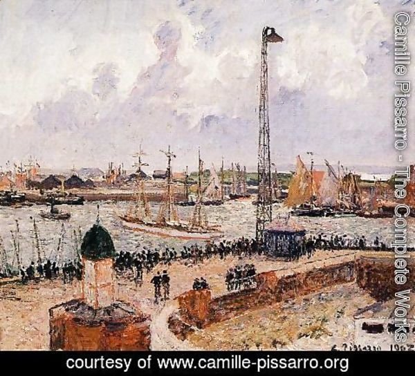 Camille Pissarro - The Inner Harbor, Le Havre