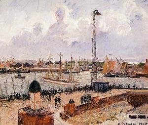 Camille Pissarro - The Inner Harbor, Le Havre
