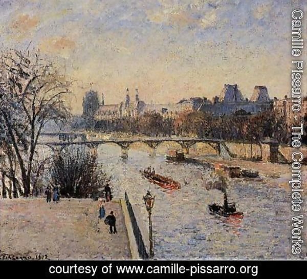 Camille Pissarro - The Louvre