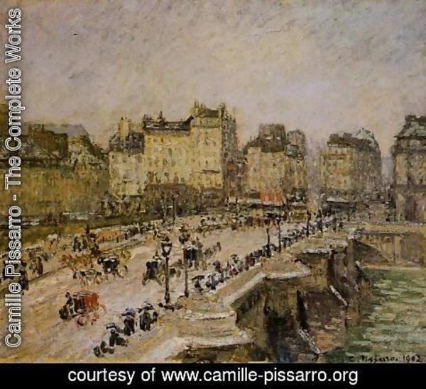 Camille Pissarro - The Pont-Neuf: Snow