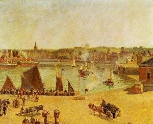 Camille Pissarro - The Inner Harbor, Dieppe