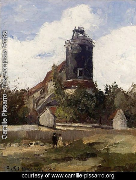 Camille Pissarro - The Telegraph Tower at Montmartre