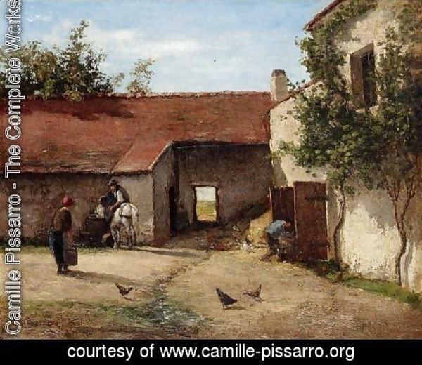 Camille Pissarro - Farmyard