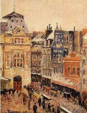 Camille Pissarro - View of Paris, Rue d'Amsterdam