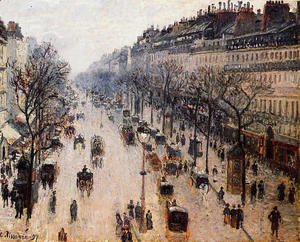 Camille Pissarro - Boulevard Montmartre: Winter Morning