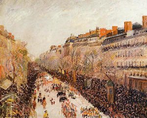 Camille Pissarro - Mardi-Gras on the Boulevards