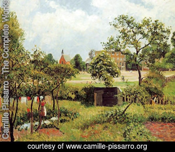 Camille Pissarro - View Across Stamford Brook Common