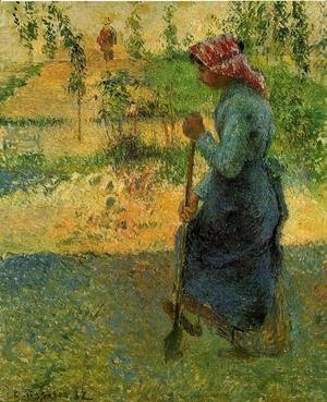 Camille Pissarro - Study of a Peasant in Open Air