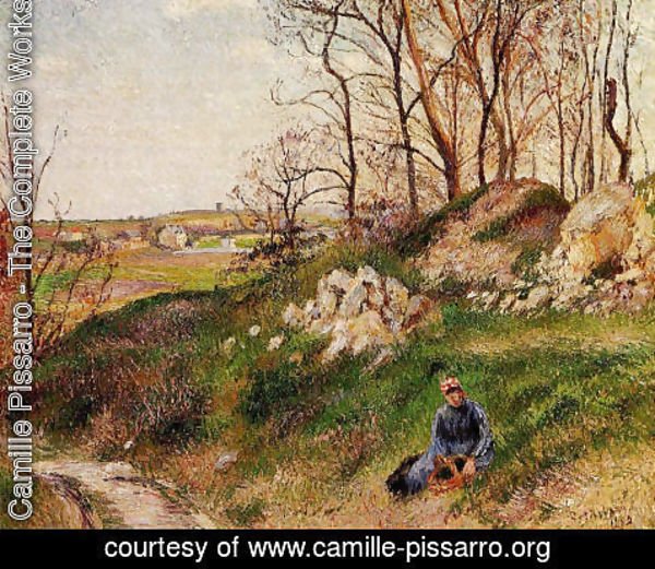 Camille Pissarro - The Chou Quarries, Pontoise