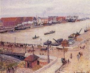 Camille Pissarro - The Seine in Flood, Rouen