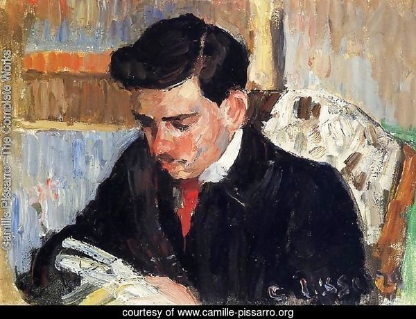 Portrait of Rodo Pissarro Reading