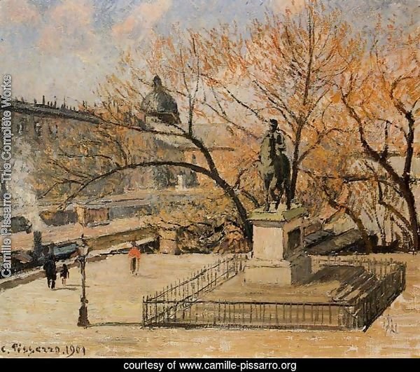 The Pont-Neuf, Statue of Henri IV: Morning, Sun