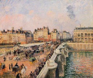Camille Pissarro - The Pont-Neuf: Afternoon Sun